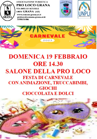 Grana Monferrato | Festa di Carnevale (edizione 2023)